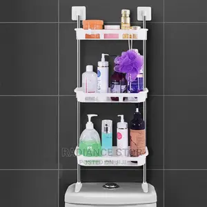 Quality 3 Layer Plastic Toilet Rack