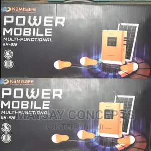 Multifunctional Solar Power Kit Mobile-3bulb and 2-Usb Space