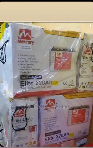 220ah Mercury Tall Tubular Solar Inverter Battery