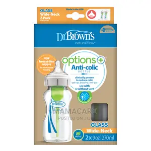 Dr. Brown's Options+ Glass Bottle 270ml 2pk