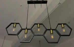 Metal Frame Pendant Light