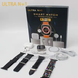 ULTRA N+1 Smartwatch Wireless Charging +Straps +Airpods