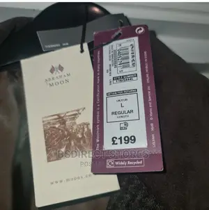 Marks and Spencer Men Luxury Pure Wool Tweed Brown Overcoat