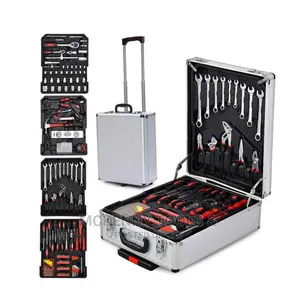 Multi Purpose 186pc Portable Hand Tool Kit Trolley Mechanics