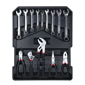 Multi Purpose 186pc Portable Hand Tool Kit Trolley Mechanics