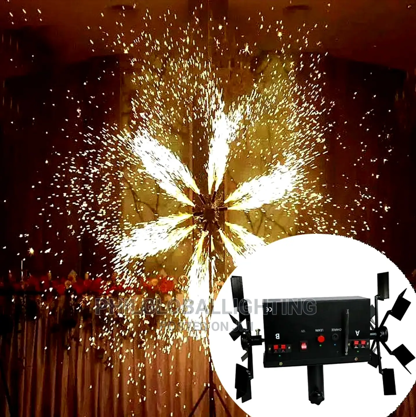 Spiral Fireworks Machine