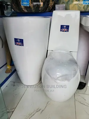 Oval Shape Wc With Oval Standing Basin