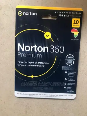 Norton 360 Premium, 10 Users.