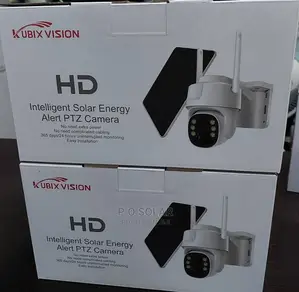 Intelligent Solar Energy Alart PTZ Camera White