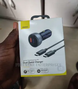 Baseus 65W Car Charger. Baseus USB-A+USB-C 65W Car Charger.