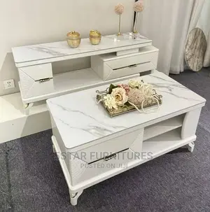 Marble Center Table With Tv Console