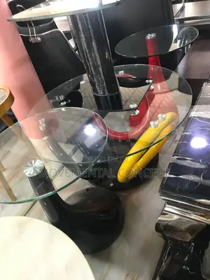 Glass Tempered Center Table With 2 Side Tables