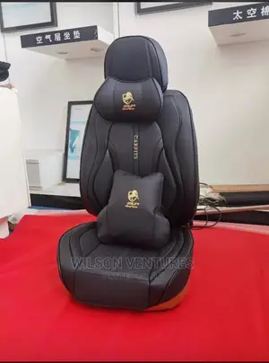 Plain Black Horse Car Seat Cover