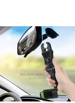 Rear View Mirror Phone Holder