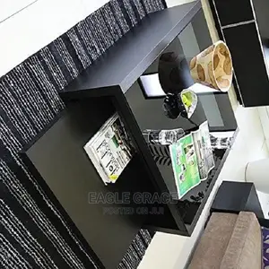 Executive Glass Top Center Table