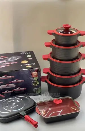 High Quality Haus Roland 14pcs Cookware Set