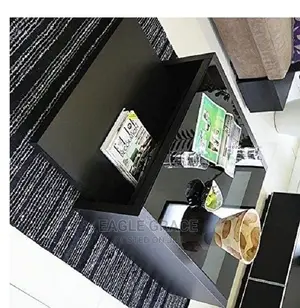 Executive Glass Top Center Table