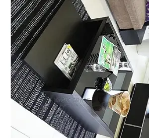 Executive Glass Top Center Table