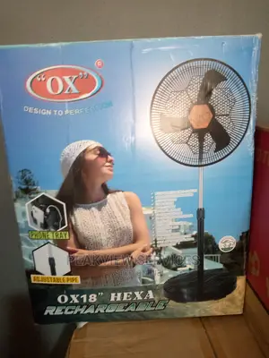 Original OX'' Hexa RF-1618 Rechargeable Standing Fan