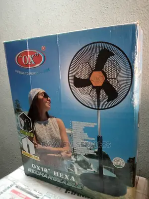 Classic OX'' Hexa RF-1618 Rechargeable Standing Fan