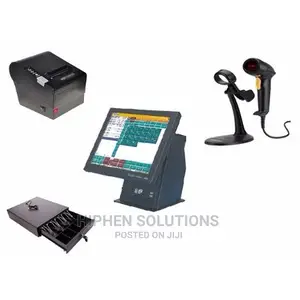 Hiphen POS Kit D - 15 Inch Touchscreen + Software
