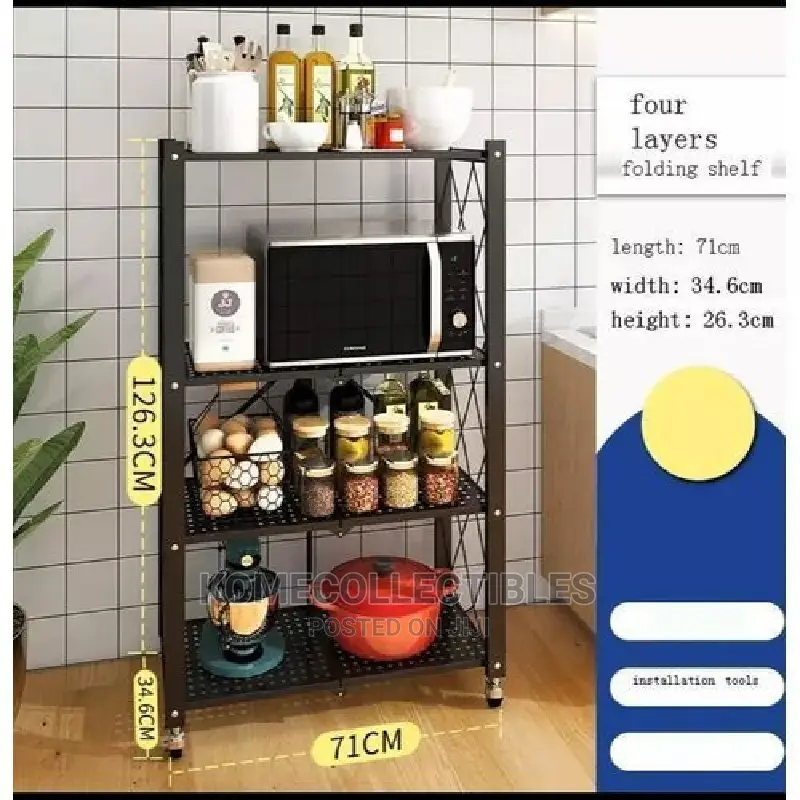 4 Step Foldable Multipurpose/Kitchen Rack