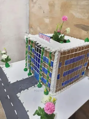 Company Building Tower Cake House Cake