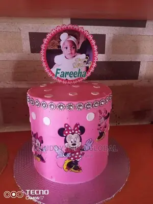 Happy Birthday Mickey Mouse Female Girl Character Cake