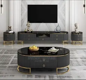 Executive Tv Stand, Center Table and Stools