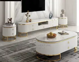 Executive Tv Stand, Center Table and Stools