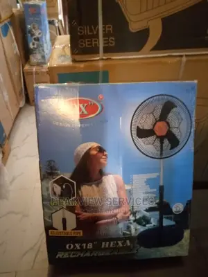 Affordable OX 18'' RF-1618 Potable Rechargeable Fan