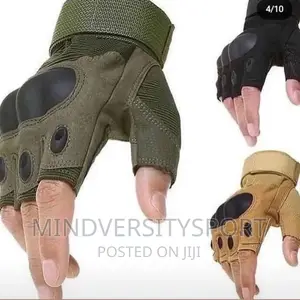 Raw Leather Gym Gloves