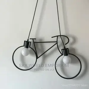 Retro Iron Pendant Bike Hanging Light
