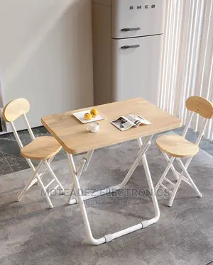 Simple Foldable Dormitory Modern Wood Quality Table Chairs