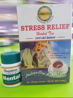 Stress Relief Tea + Mentat Tablets Cure for Mental Disorder