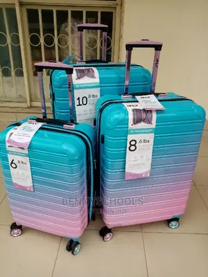 Blue Set of 3 Ifly Fibertech Expandable Travel Luggage Boxes
