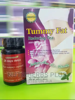28 Days Detox + Tummy Fat Reducing Tea Burn Excess Tummy Fat