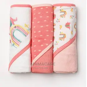 Bonjour Bebe Hooded Towel 3PK
