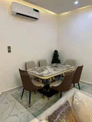 Executive Marble Top Dining Set