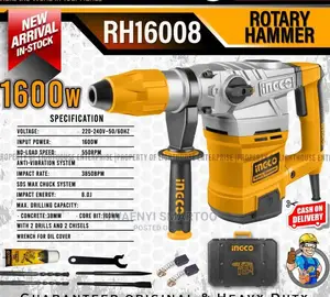 Heavy Duty Big Yarsh Hammer Drill Machine Ingco 1600w