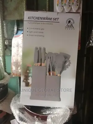 Sets of Silicone Cooking Spoons and Knives