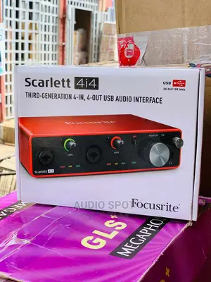 Focusrite Scarlett 4i4 Sound Card 3rd Gen Usb Audio Interfac