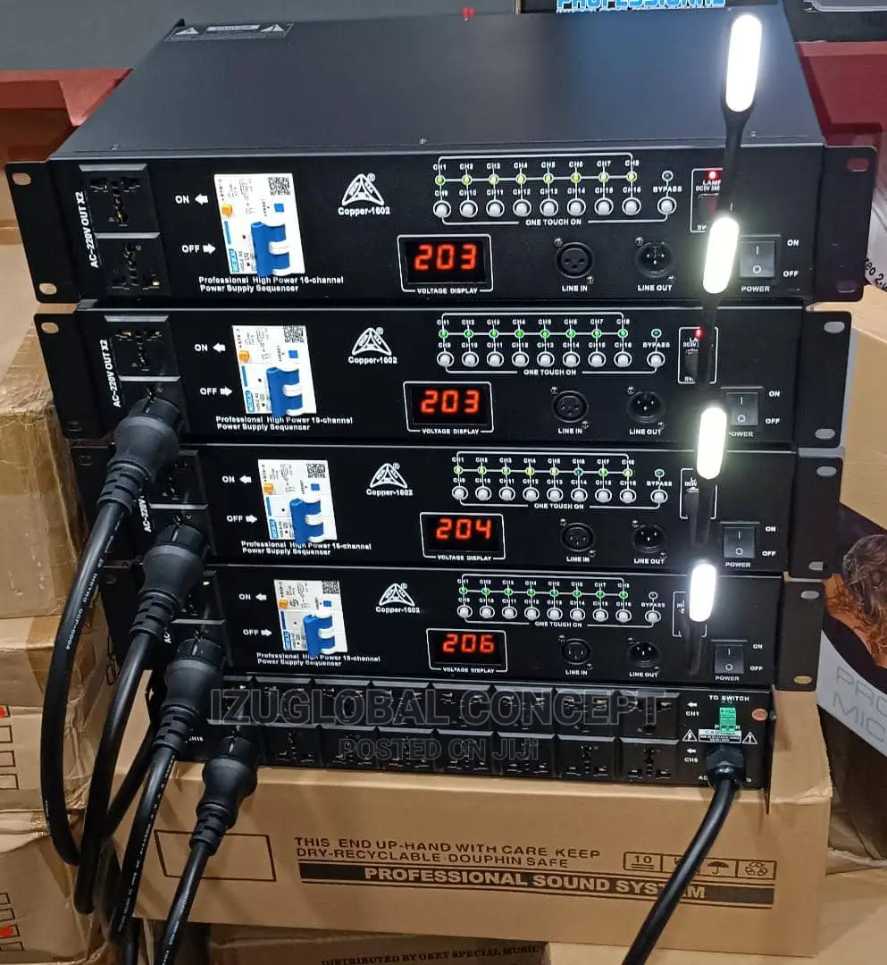Professional 16 Channels Power Sequence