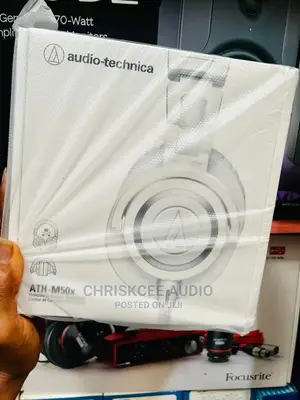 Audio-Technica ATH-M50X Professional Headphone -White