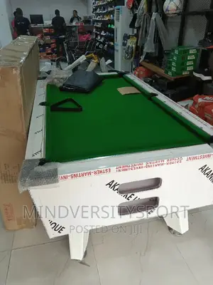 White Coin Snooker Board
