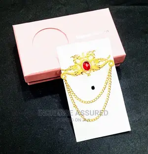 Pure Gold Metal Brooch