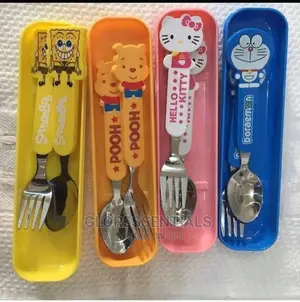 Children Spoon Set With Case