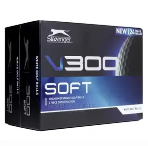 Slazenger V300 Soft Titanium Distance White Golf Balls 24 Pk