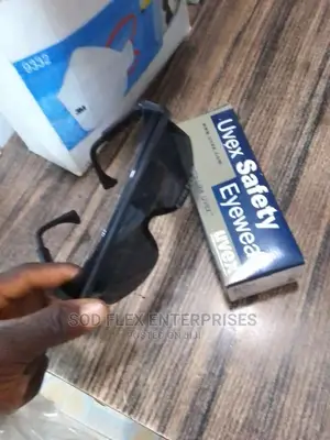 Black Uvex Safety Glass