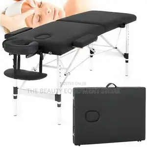 2 Fold Iron Massage Bed for Spa, Massage Room, Hospital Room